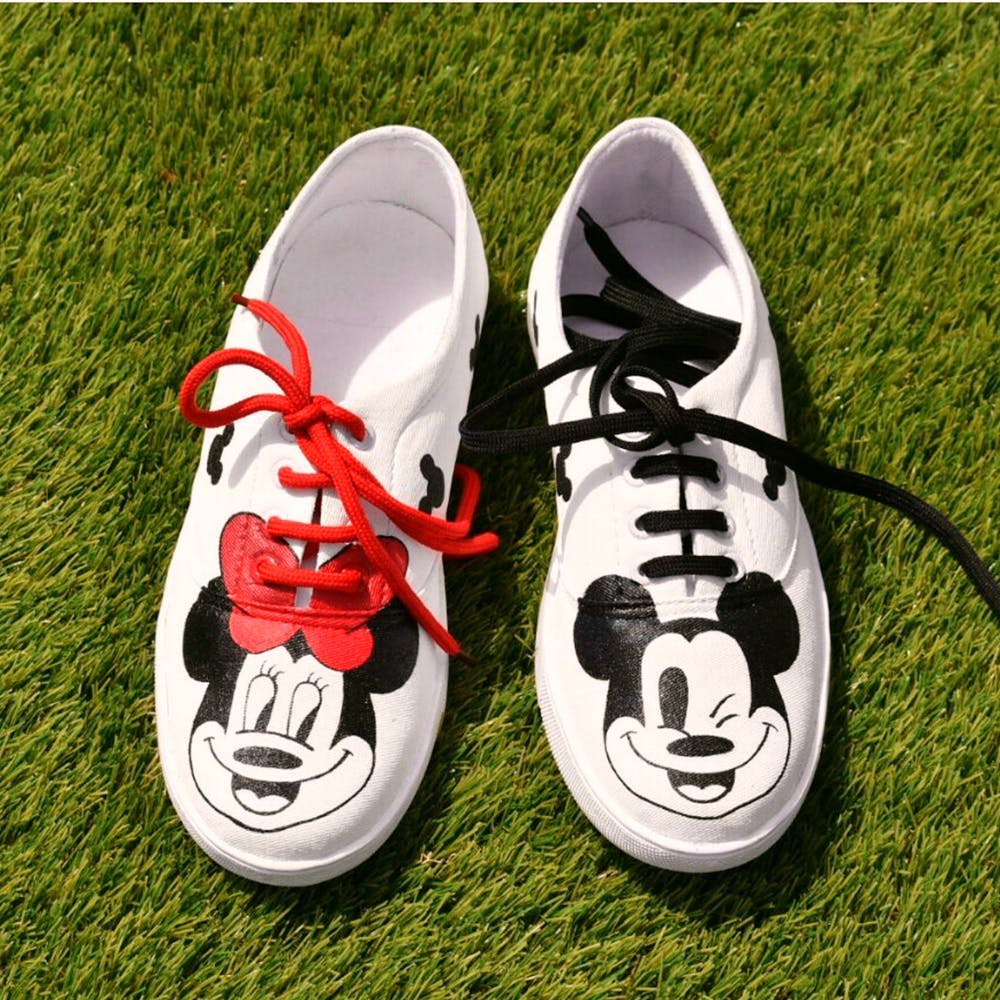 mickey and minnie sneakers