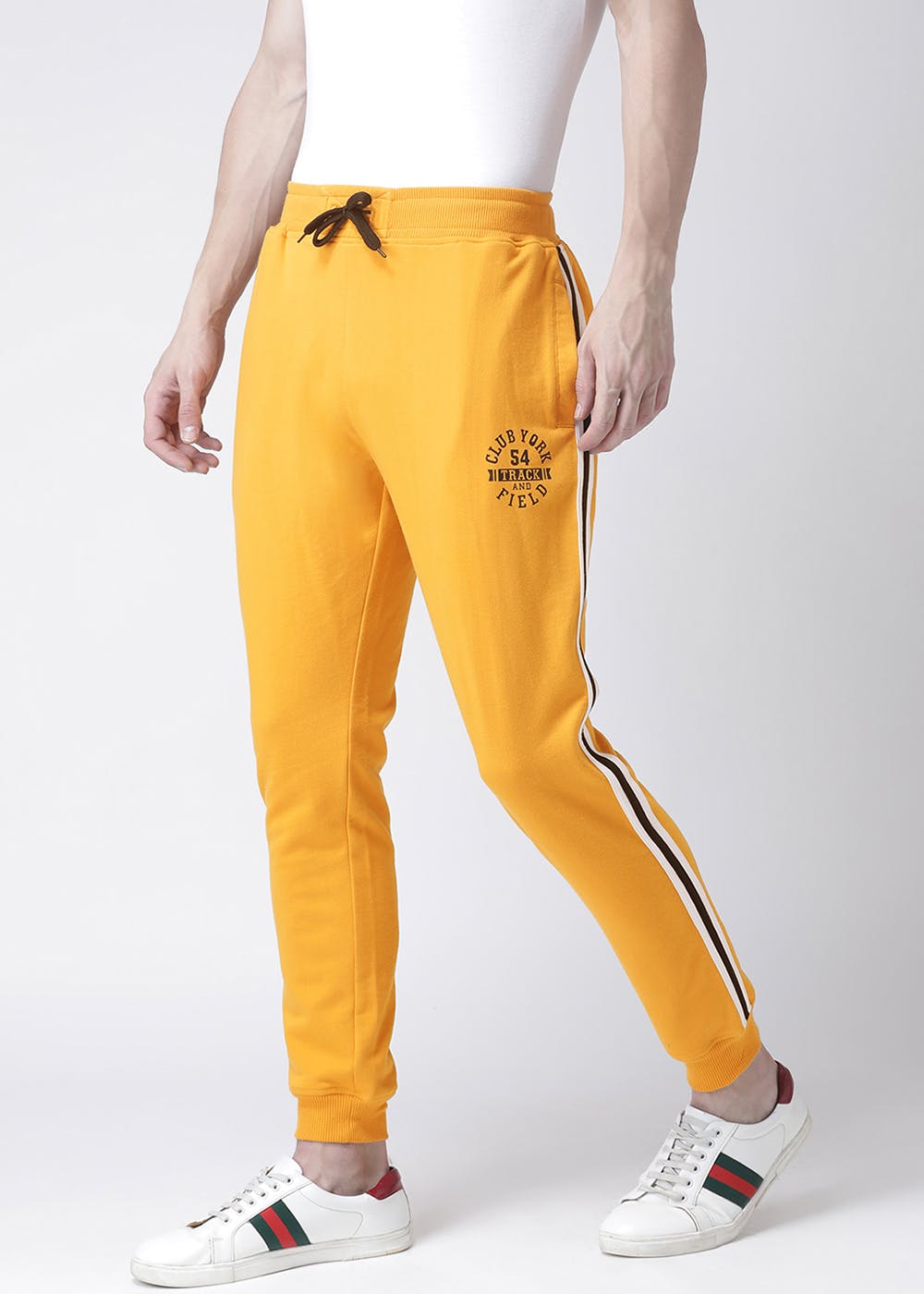 mustard jogger pants