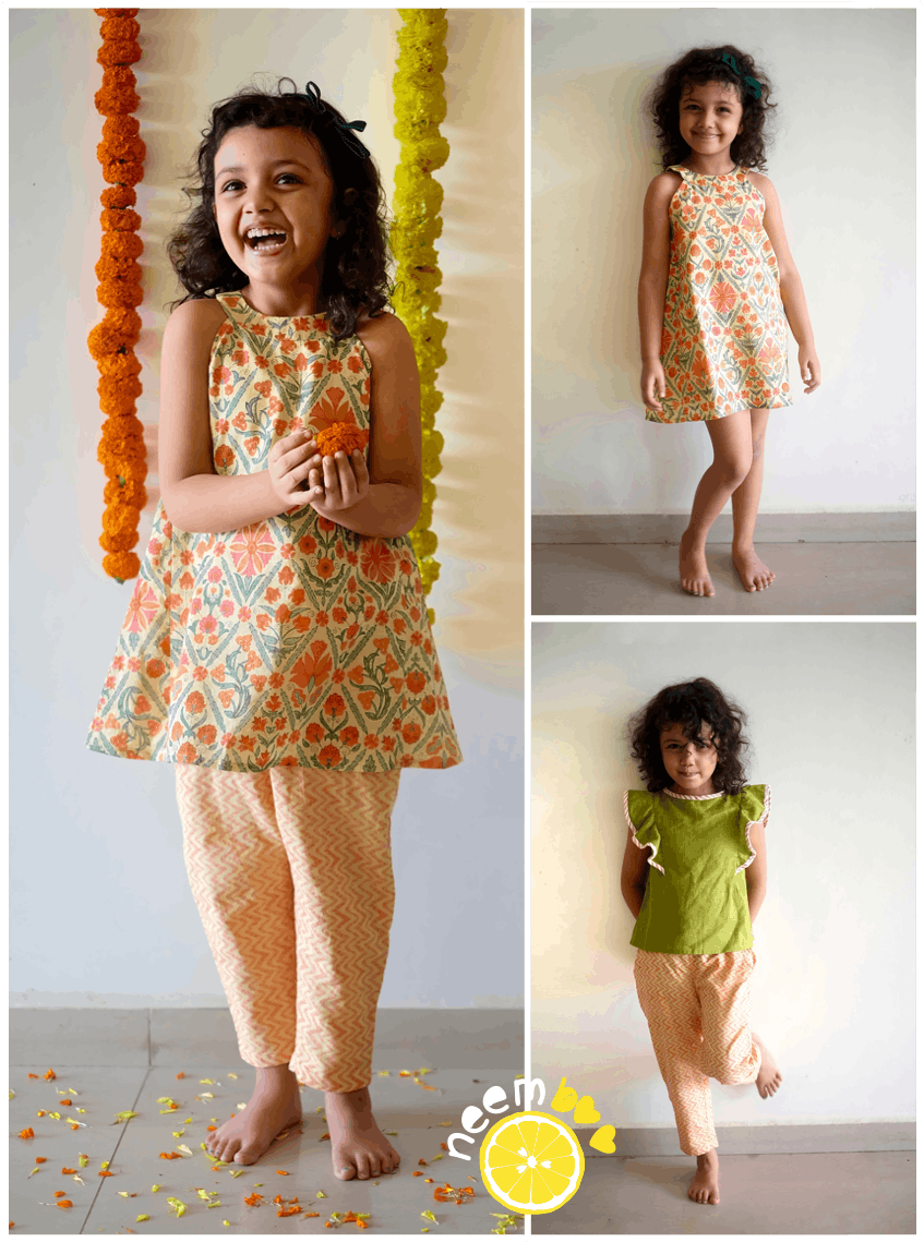 Nishwa And Nichu's Casual Cute Baby Dress Soft Trendy Stylish Collection  New Softer Modern Kids Cotton